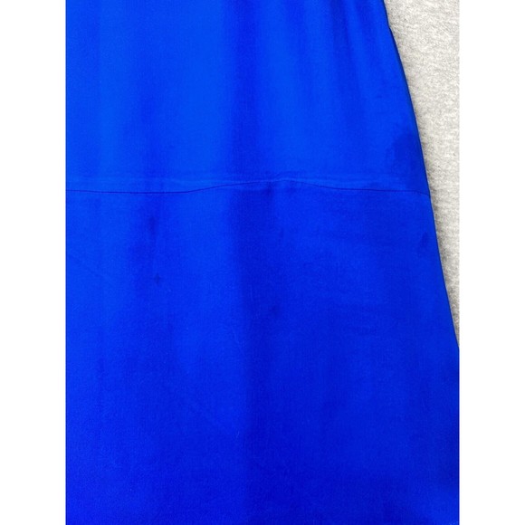 Mason Womens Sleeveless Tiered High Low Dress Blue Size 2 Silk - Picture 2 of 14
